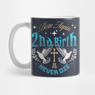 Born Again - Blue & Gold Mug